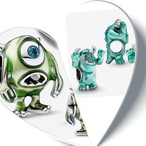 Monster Inc Sully & Mike Charms
